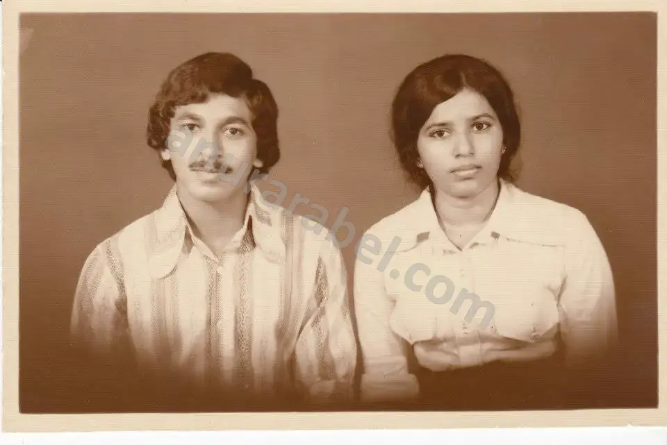 Anura and Jayamini when they first starting dating each other