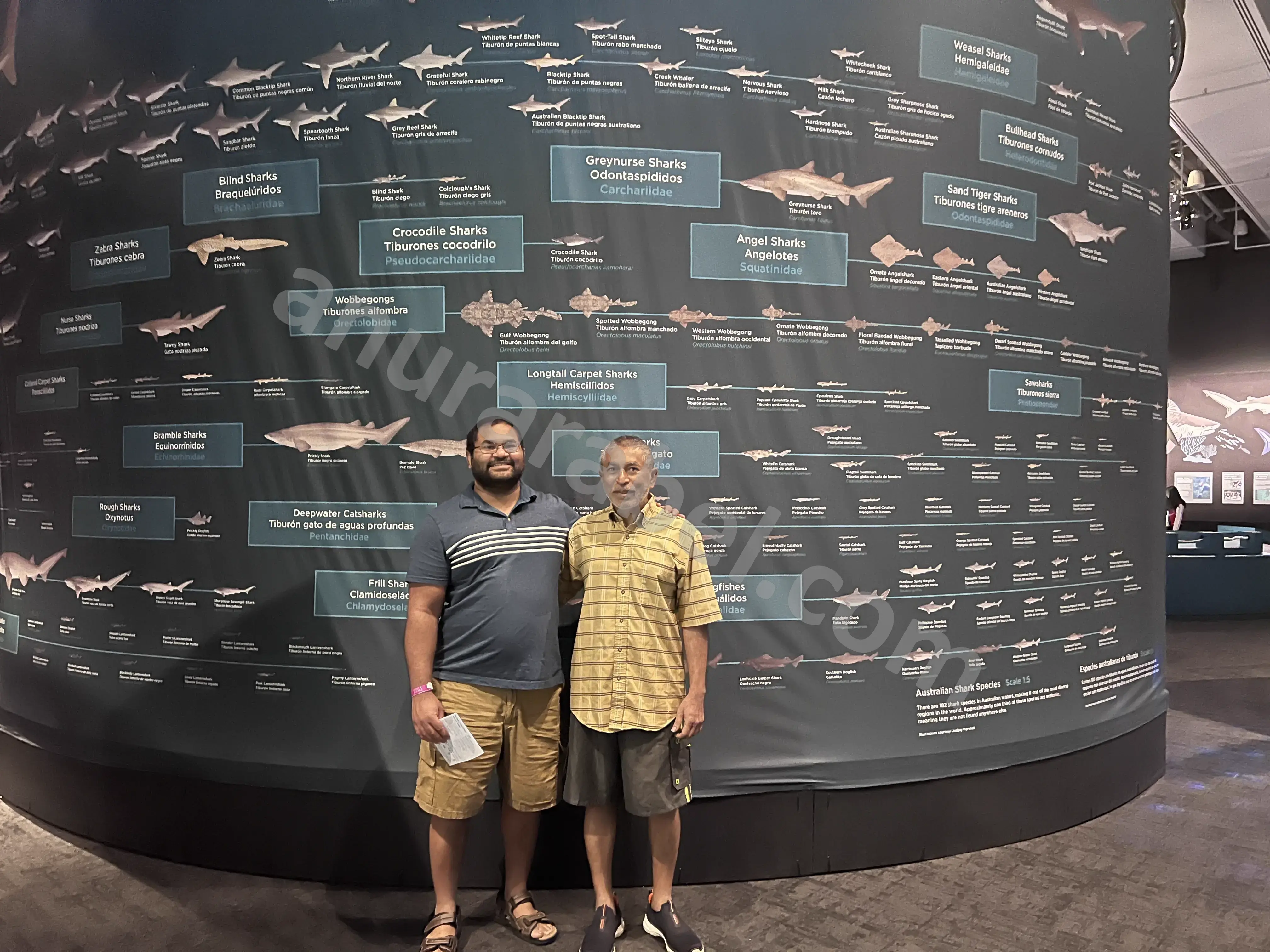 Anura with Chamara and Ruwanthi at Frost Museum in Miami, Florida