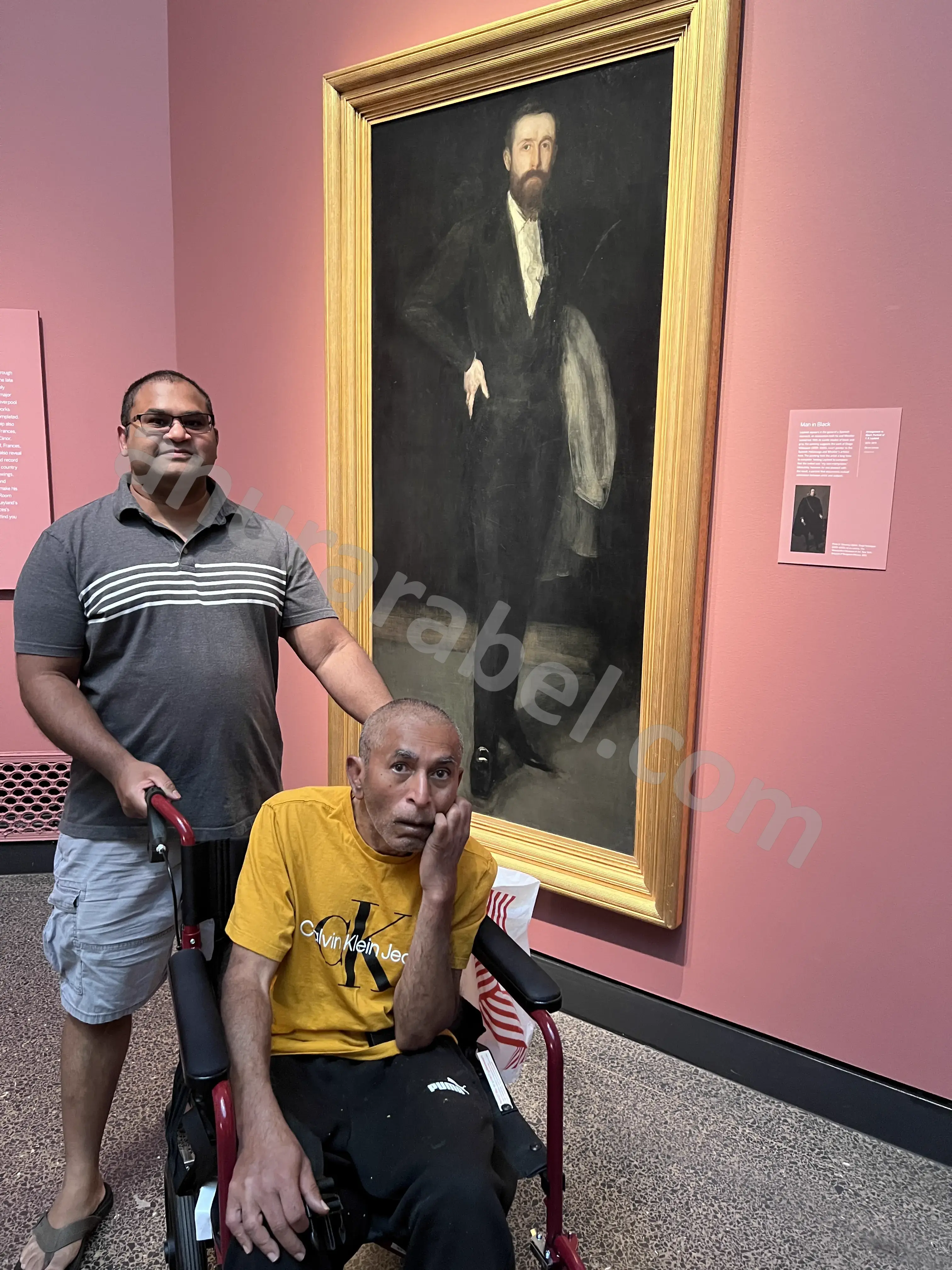 Anura with Jayamini, Chamara, and Ruwanthi at National Museum of Asian Art