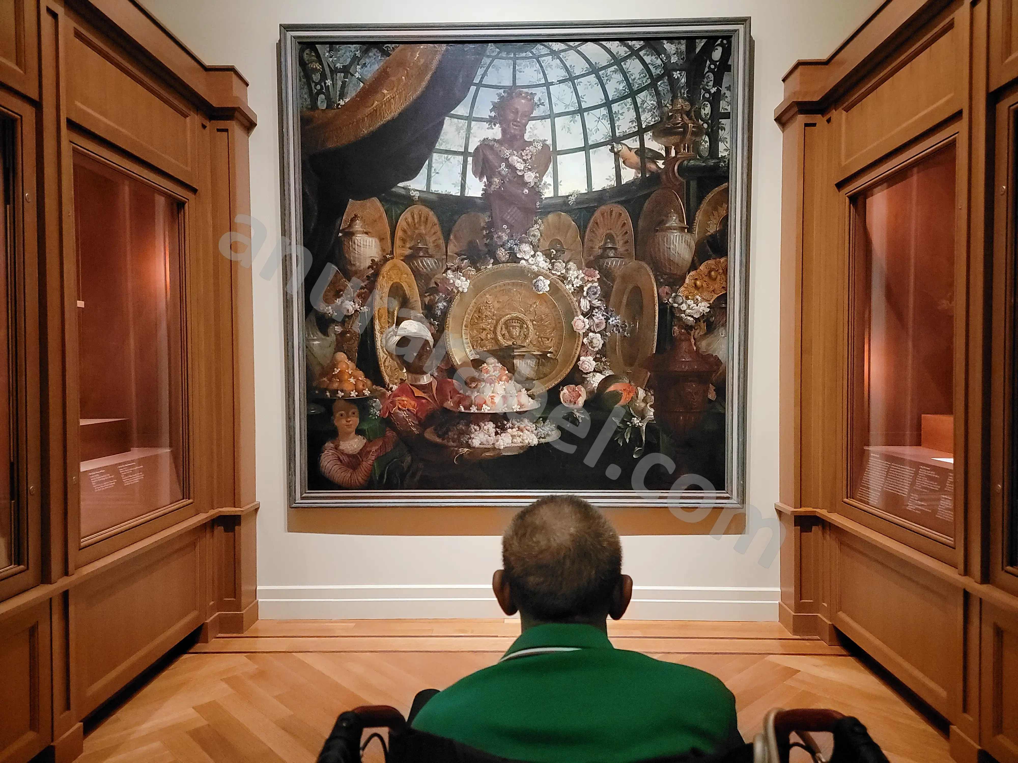 Anura with Jayamini, Chamara, and Ruwanthi at Virginia Fine Arts Museum in Richmond, Virginia