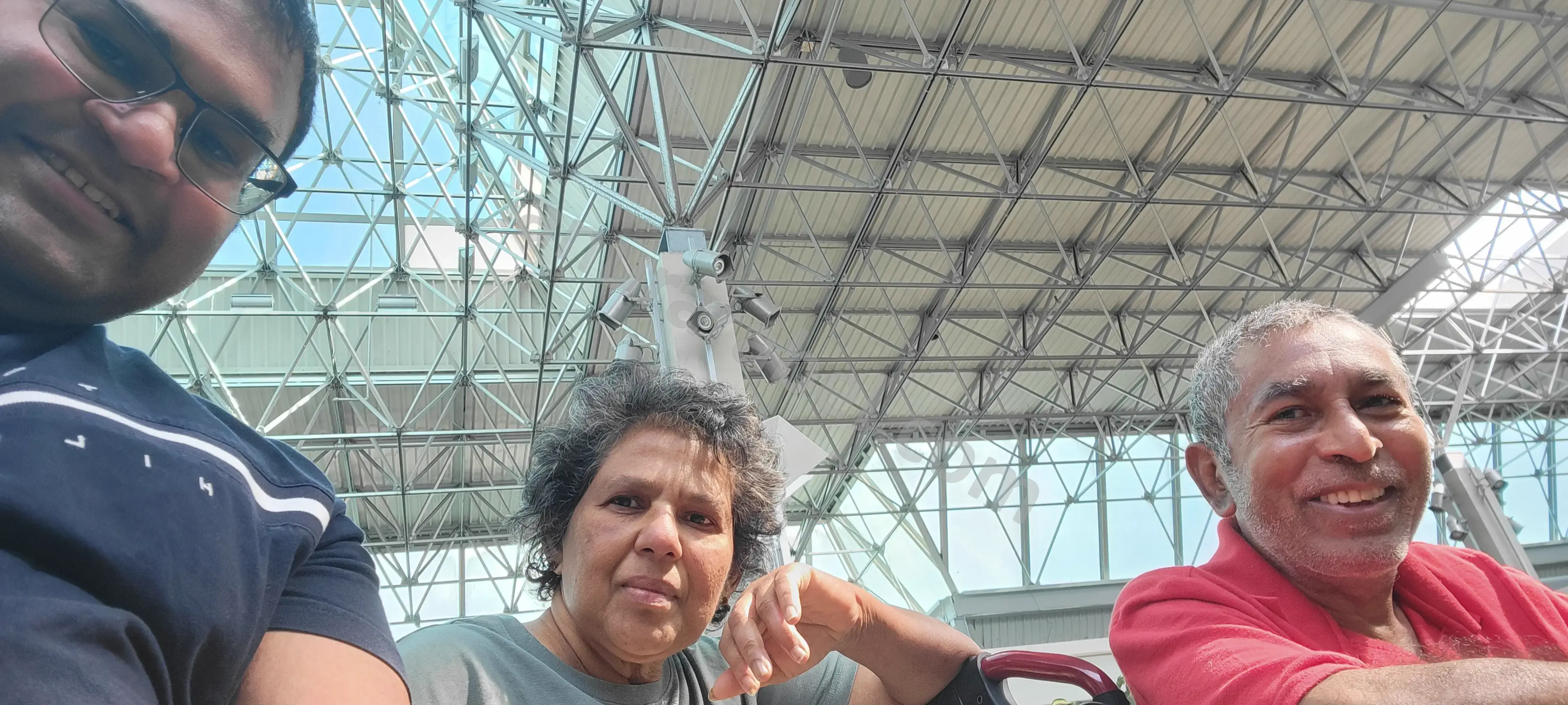 Anura with Jayamini, Chamara, and Ruwanthi at Colombia Mall in Columbia, Maryland