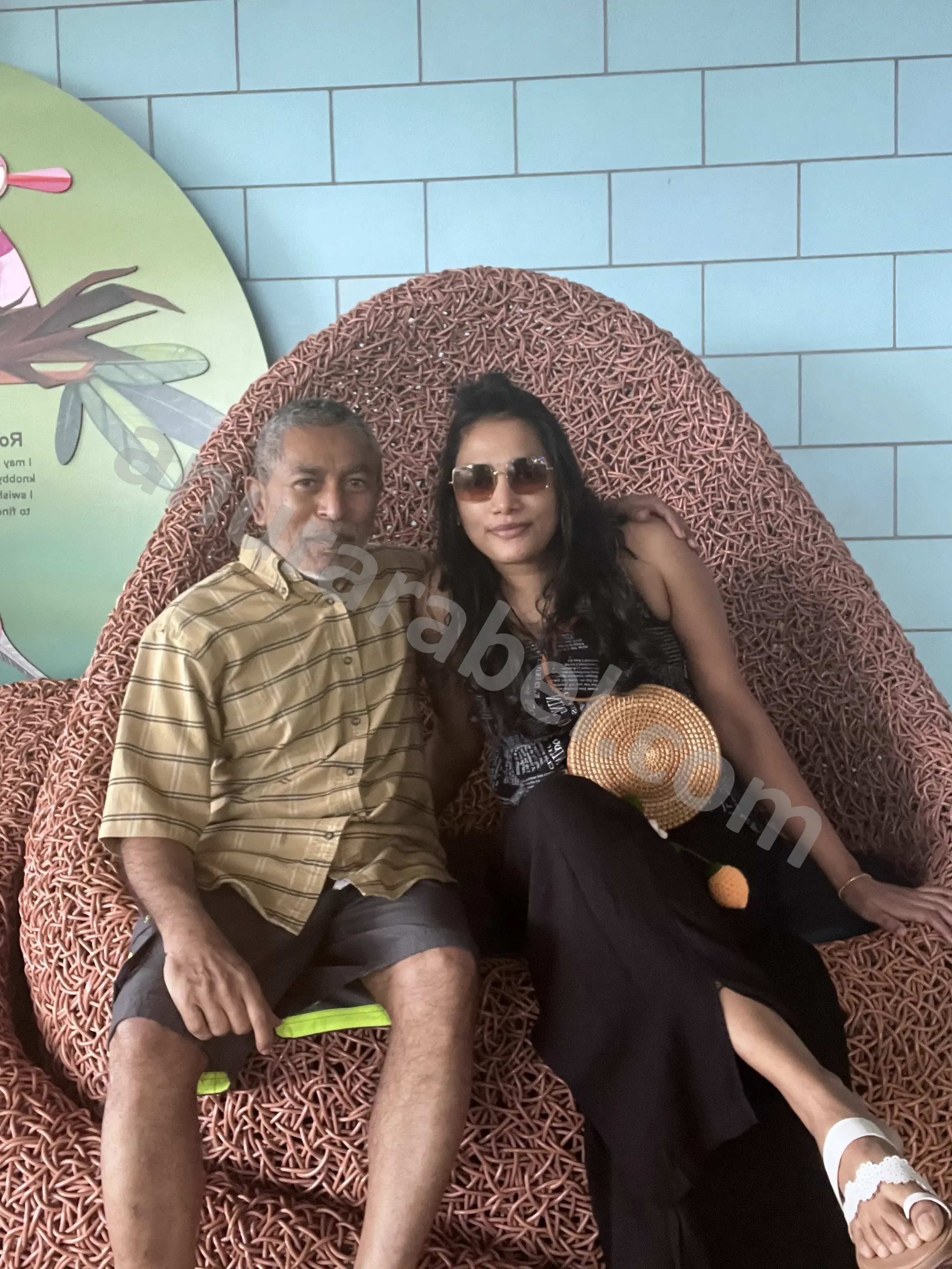 Anura with Chamara and Ruwanthi at Frost Museum in Miami, Florida